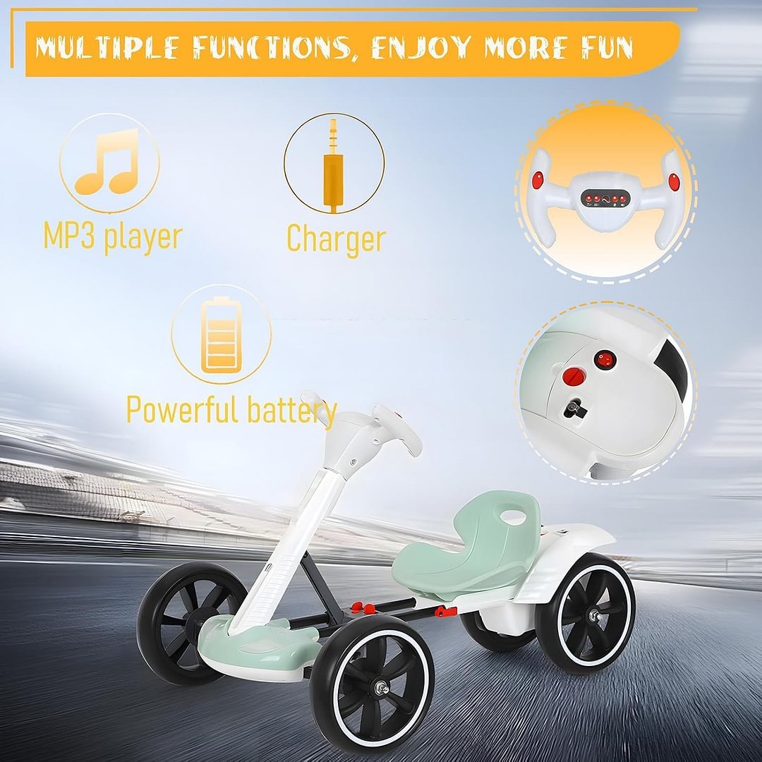 🔥Foldable Kids Electric Kart