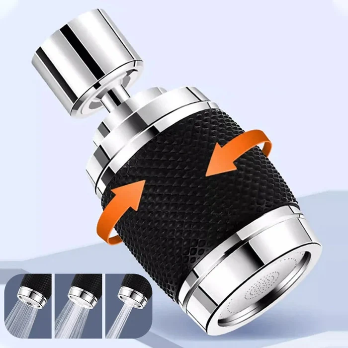 360-Degree Swivel Splash-Proof Faucet Aerator - B