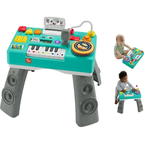 Fisher-Price Laugh and Learn Mix & Learn DJ Activity Table, Baby & Toddler Toys for 6-36 Months