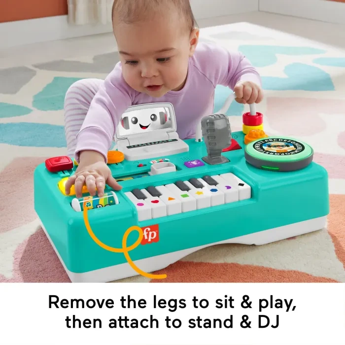 Fisher-Price Laugh and Learn Mix & Learn DJ Activity Table, Baby & Toddler Toys for 6-36 Months