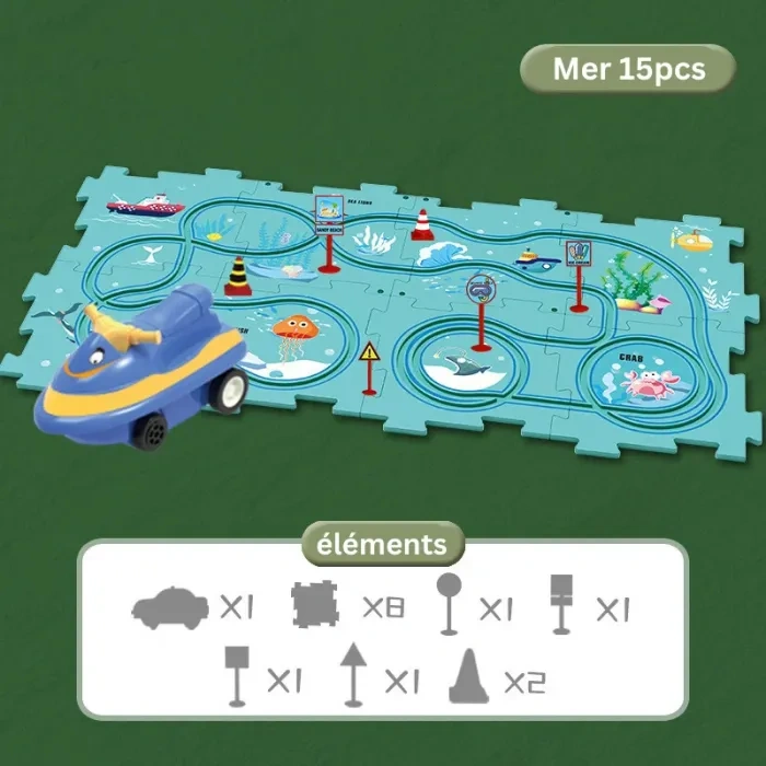 Puzzle circuits to assemble (3 years+)