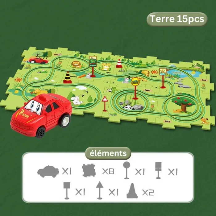 Puzzle circuits to assemble (3 years+)