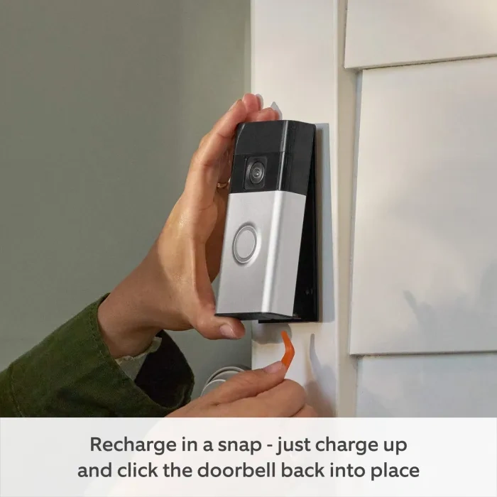 Ring Battery Doorbell with Head-to-Toe HD Video, Live View with Two-Way Talk, and Motion Detection & Alerts