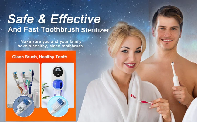 GermBeam UV Light Toothbrush Sanitizer And Holder