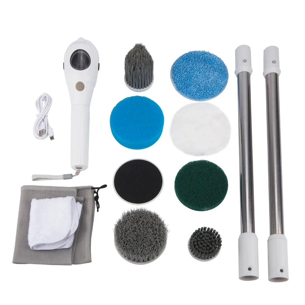 Electric Cleaning Brush Multifunctional Cleaning Brush 8 in 1 Wireless Cleaning Brush