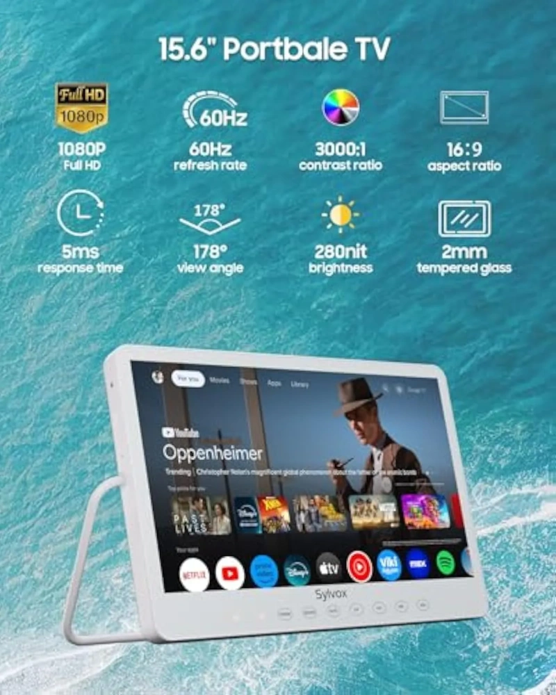 🎉Waterproof Portable TV – Your Entertainment