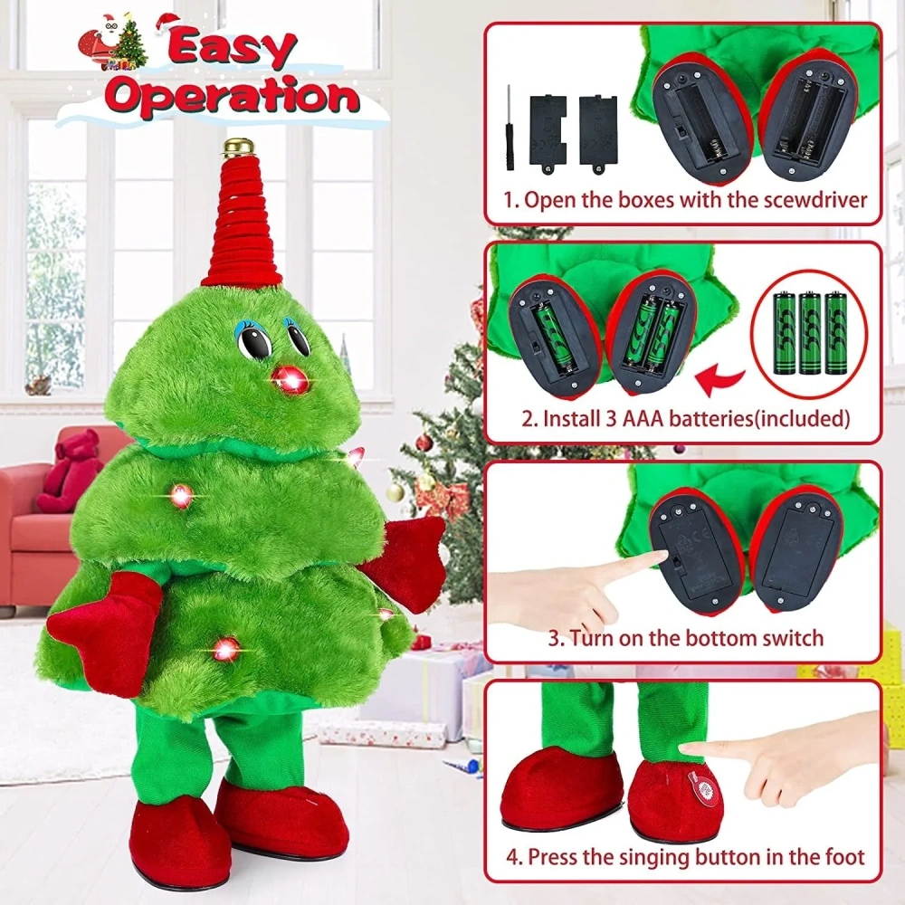 🎵🎄Sing and Dance Rock Christmas Tree Toy🎸🎷 £17.99 GBP Regular price£35.98 GBPSale priceSale