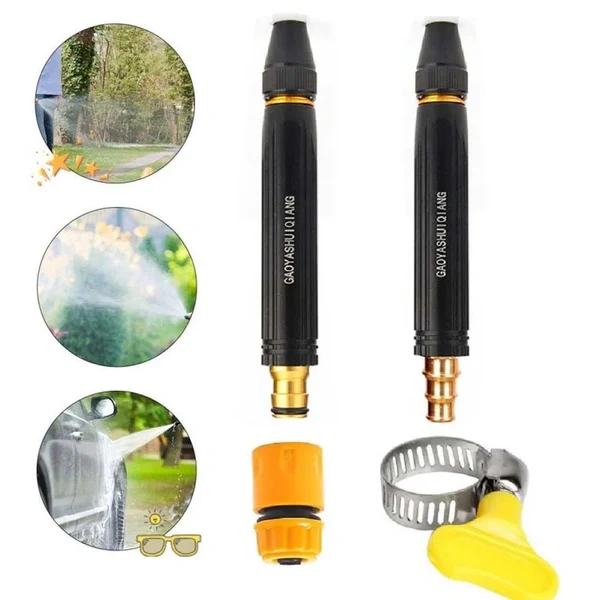 Multi-Function High-Pressure Garden Spray Gun – Adjustable Hose Nozzle for Watering & Cleaning 🚿🌼