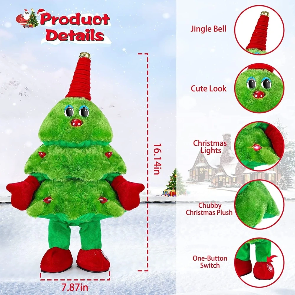 🎵🎄Sing and Dance Rock Christmas Tree Toy🎸🎷 £17.99 GBP Regular price£35.98 GBPSale priceSale