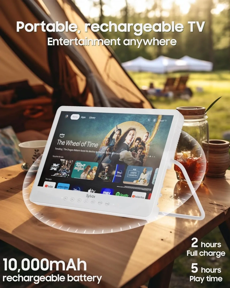 🎉Waterproof Portable TV – Your Entertainment