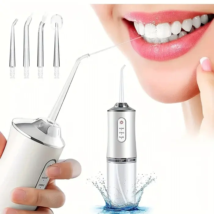 Advanced Cordless Water Flosser Pro - 4 Jet Tips