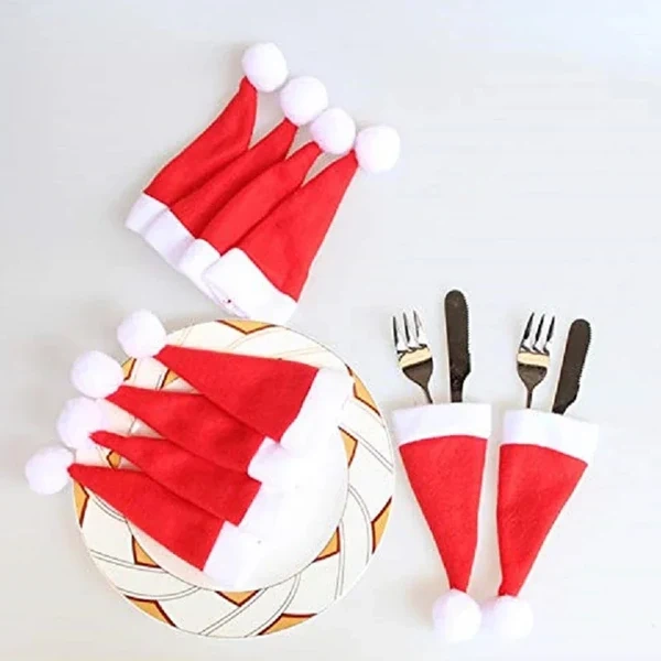 Christmas 1/5/10 Santa Hats Decoration