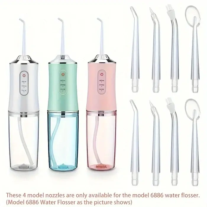 Advanced Cordless Water Flosser Pro - 4 Jet Tips