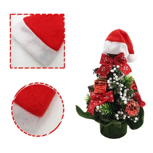 Christmas 1/5/10 Santa Hats Decoration