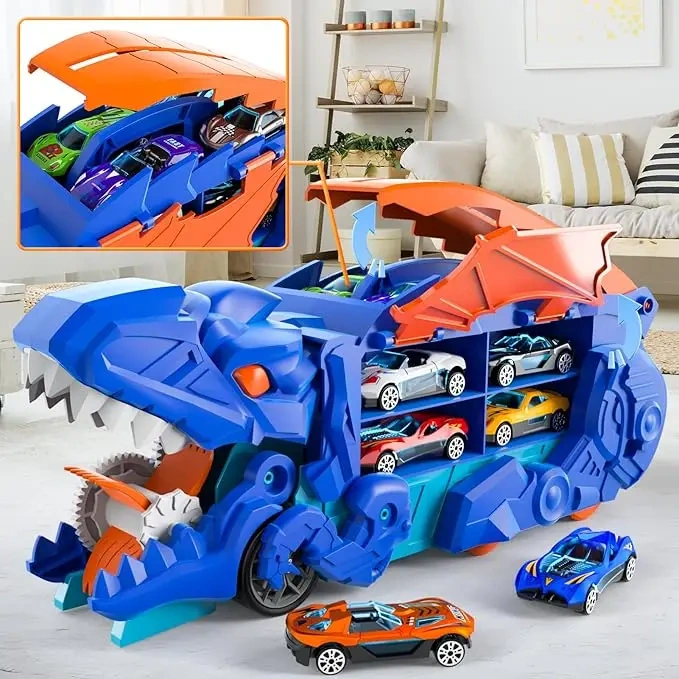Dinosaur Truck Ultimate Hauler Track Toy