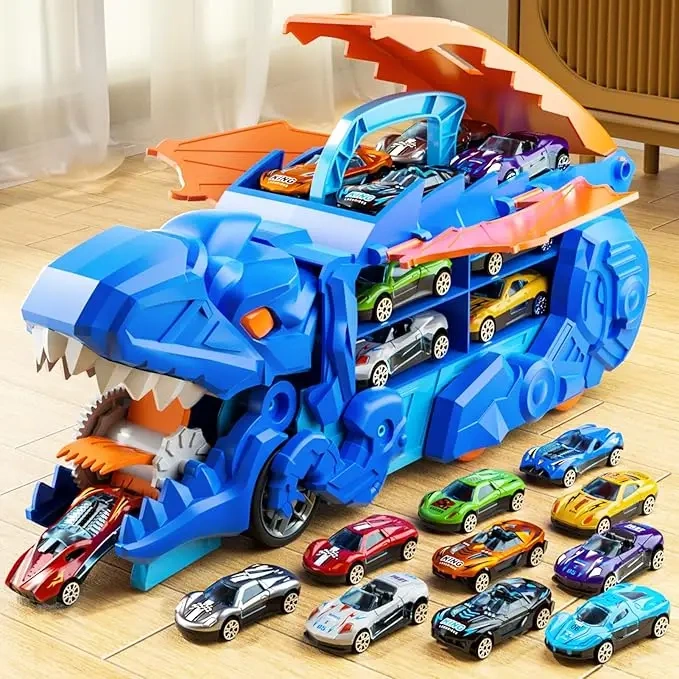 Dinosaur Truck Ultimate Hauler Track Toy