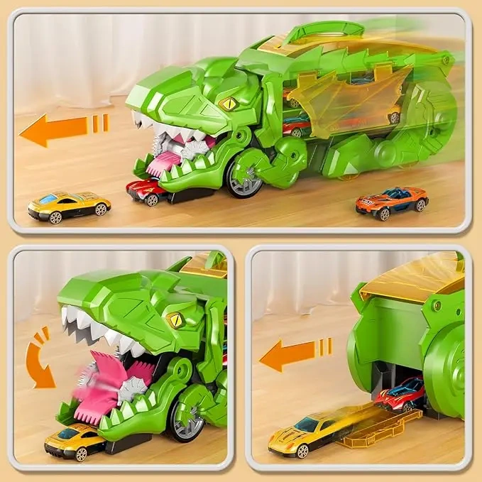 Dinosaur Truck Ultimate Hauler Track Toy