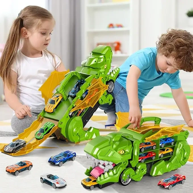 Dinosaur Truck Ultimate Hauler Track Toy