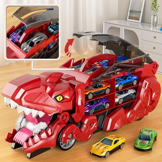Dinosaur Truck Ultimate Hauler Track Toy