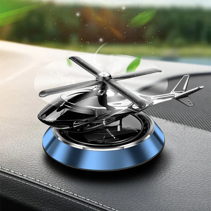 Solar Helicopter Car Air Freshener