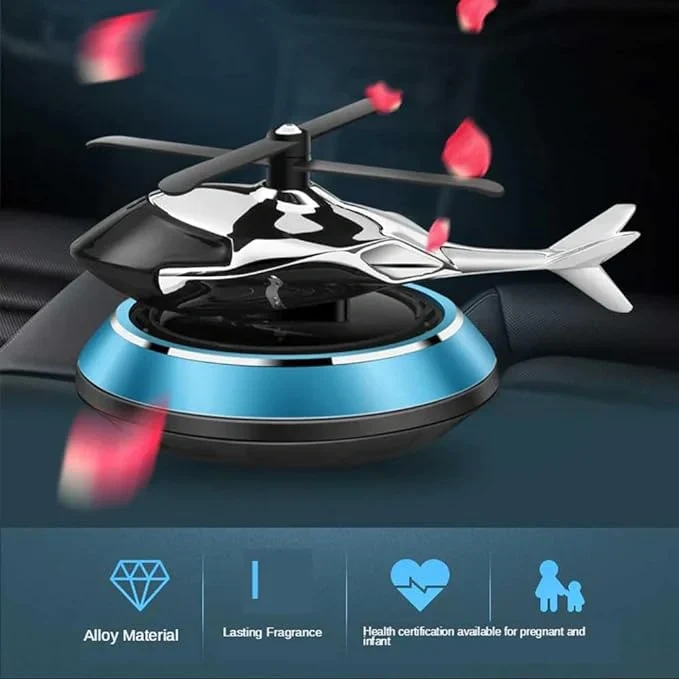 Solar Helicopter Car Air Freshener