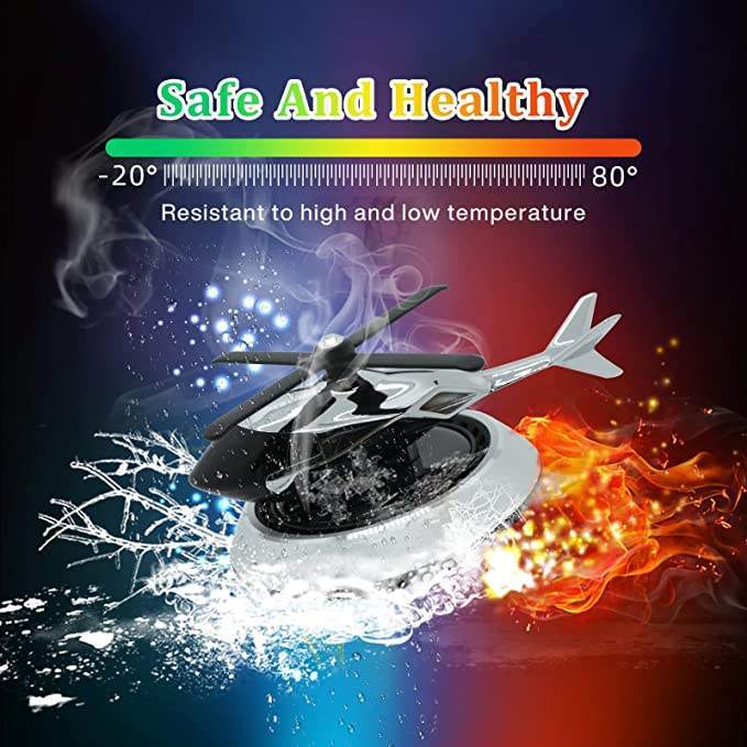 Solar Helicopter Car Air Freshener