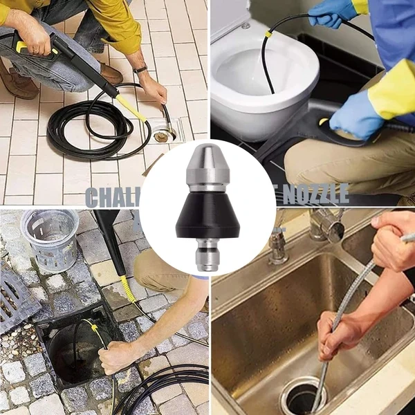 ⏰Sewer Cleaning Tool High-pressure Nozzle（ Buy 2 Free Shipping）