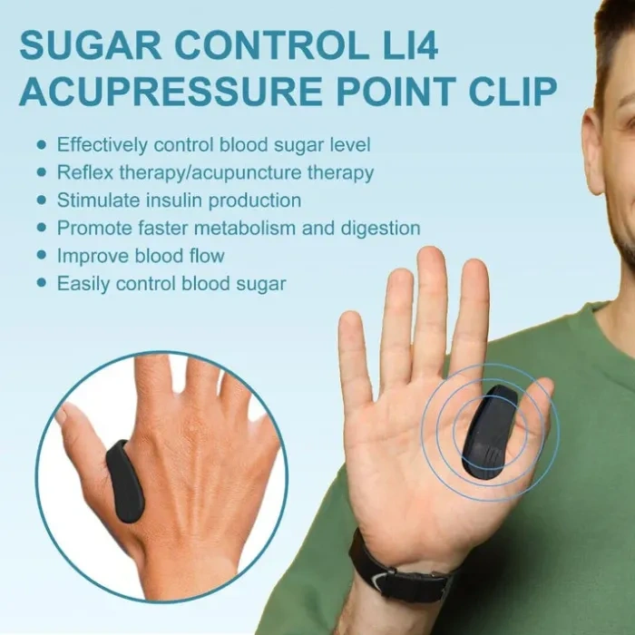Sugar Control LI4 Acupressure Point Clip |🔥Flat 50% Savings🔥