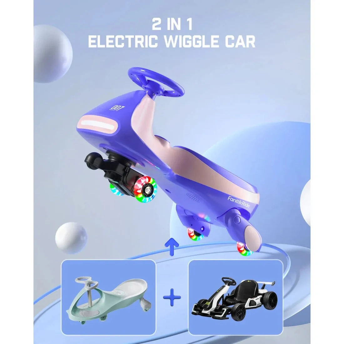 Turbo Drift - Electric Wiggle Car With Paddle