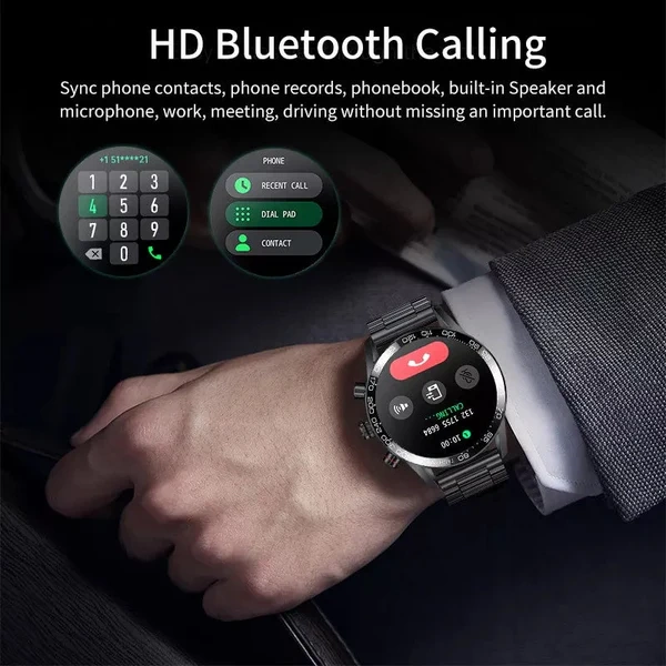 2024 New Smart Watch Custom Watch Face Sports Waterproof BLUETOOTH Call SMARTWATCH ECG+PPG