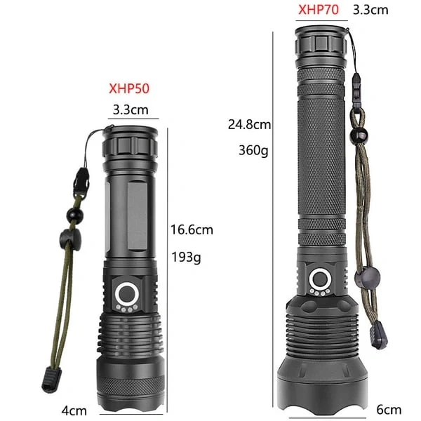 ✨LAST DAY SALE 49% OFF✨ LED Rechargeable Tactical Laser Flashlight 90000 High Lumens（Buy 2 Free Shipping）