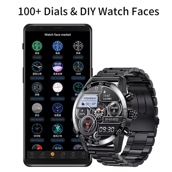 2024 New Smart Watch Custom Watch Face Sports Waterproof BLUETOOTH Call SMARTWATCH ECG+PPG