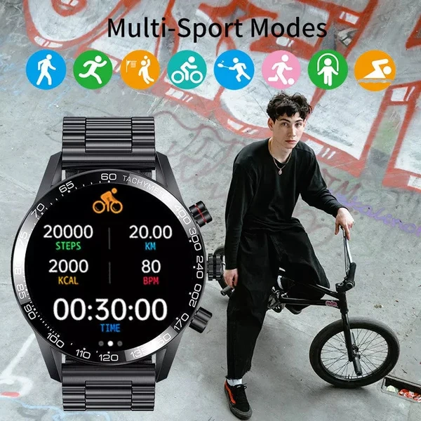 2024 New Smart Watch Custom Watch Face Sports Waterproof BLUETOOTH Call SMARTWATCH ECG+PPG