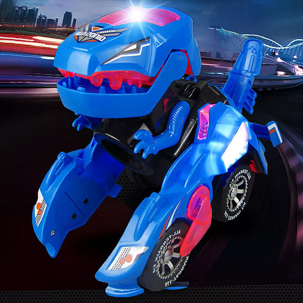 LED car that transforms into a dinosaur DYNOCAR