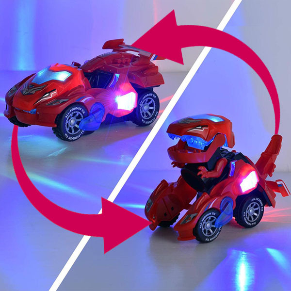 LED car that transforms into a dinosaur DYNOCAR