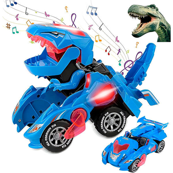 LED car that transforms into a dinosaur DYNOCAR
