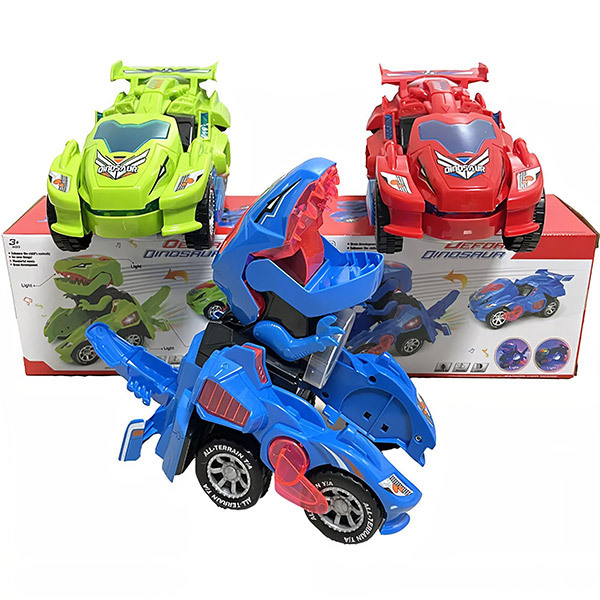 LED car that transforms into a dinosaur DYNOCAR