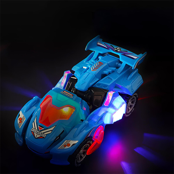 LED car that transforms into a dinosaur DYNOCAR