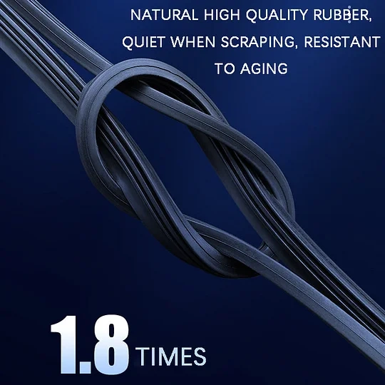 🌈 Carbon Fiber Boneless Silent Windshield Wipers - Make Your Driving Experience Stylish, Quiet And Clear!
