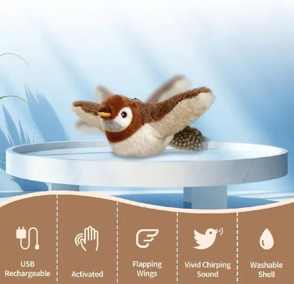🔥Last Day 49% OFF - 🐾Interactive Chirping Bird Cat （Buy 2 Free Shipping）