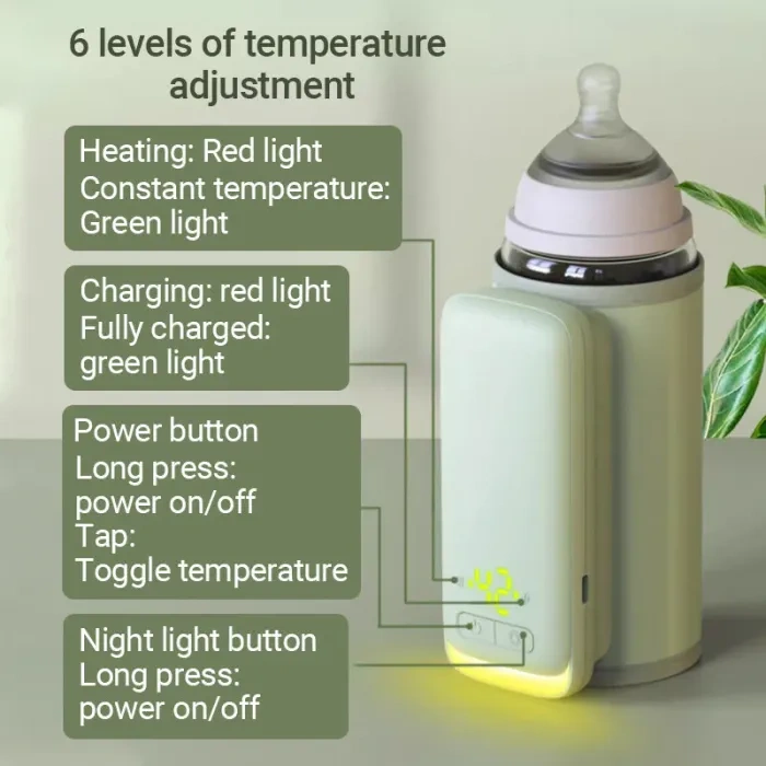🔥【Christmas discount 70%】Constant temperature baby bottle heater