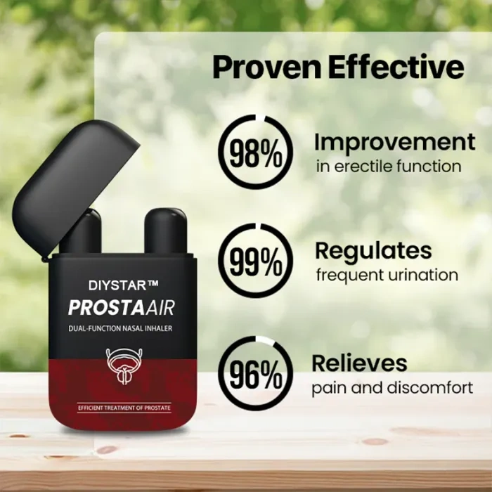 (⏰𝐋𝐢𝐦𝐢𝐭𝐞𝐝 𝐭𝐢𝐦𝐞 𝐝𝐢𝐬𝐜𝐨𝐮𝐧𝐭 𝐋𝐚𝐬𝐭 𝟑𝟎 𝐦𝐢𝐧𝐮𝐭𝐞𝐬⏰)DIYSTAR™ ProstaAir Dual-Function Nasal Inhaler