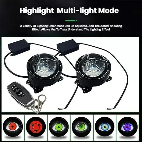 60% OFF🔥Devil Eyes Light for Cars With Remote Controller