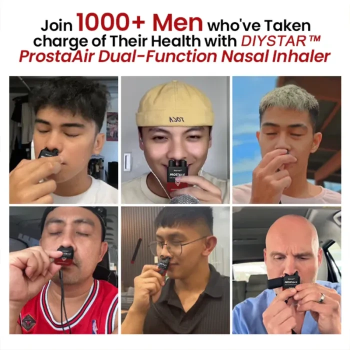 (⏰𝐋𝐢𝐦𝐢𝐭𝐞𝐝 𝐭𝐢𝐦𝐞 𝐝𝐢𝐬𝐜𝐨𝐮𝐧𝐭 𝐋𝐚𝐬𝐭 𝟑𝟎 𝐦𝐢𝐧𝐮𝐭𝐞𝐬⏰)DIYSTAR™ ProstaAir Dual-Function Nasal Inhaler