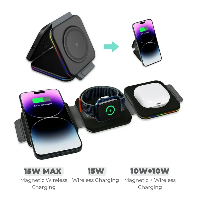 Apple MagSafe 3-in-1 Wireless Charger