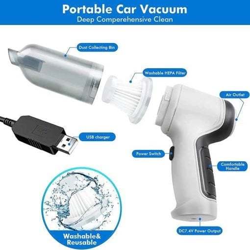 2025 models are on sale! 🔥Wireless handheld car vacuum cleaner