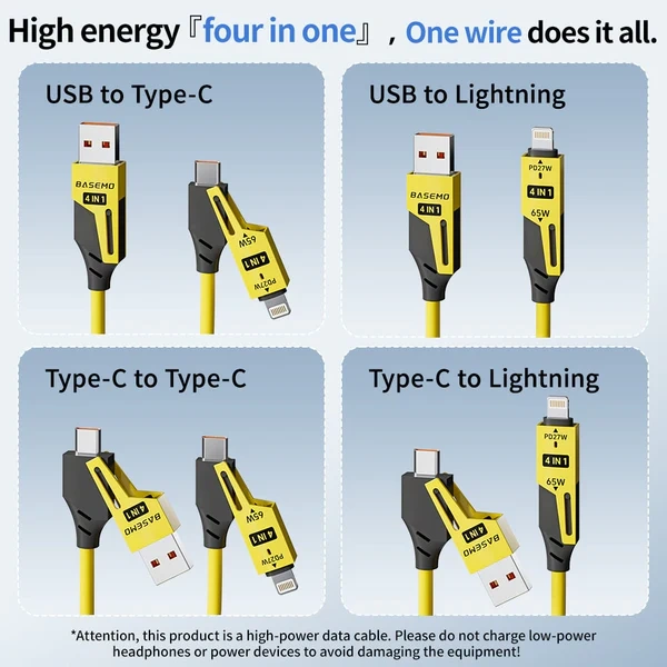 New Year HOT Sale - 49% OFF!-🔥4 in 1 Spring Fast Charging Cable（Buy 2 Free Shipping）