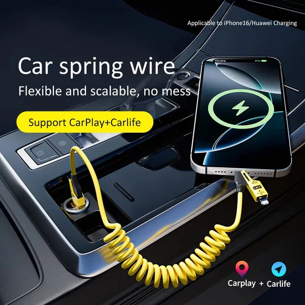 New Year HOT Sale - 49% OFF!-🔥4 in 1 Spring Fast Charging Cable（Buy 2 Free Shipping）