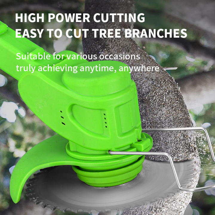 Household Lawn Mower Handheld Lithium Battery Grass Trimmer Rechargeable Mower Grass Cutter Garden Tools