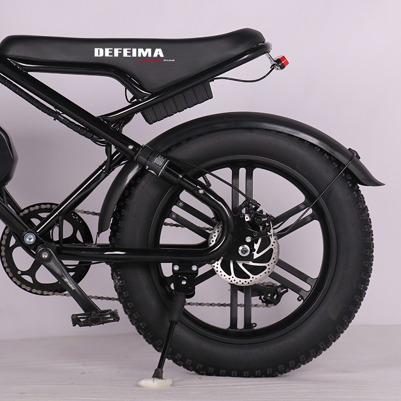 E-bike20*4.0 thick tire electric bicycle off-road 7-speed snowmobile retro trend electric bicycle Europe